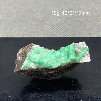 100% Prírodný zelený smaragd minerálne gem-stupeň crystal vzoriek kamene a kryštály kremeňa kryštály  5