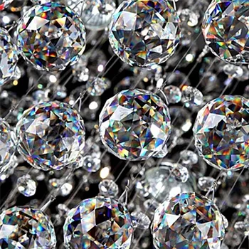1pc Prism Luster Crystal Časti Visí Prívesok Osvetlenie Loptu Suncatcher Jasné Tvárou Sklo Crystal Ball 20 mm  5