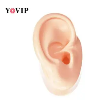 1PC Silikónové Ušné Model Ľudského Umelé Ucho Displej pre Sluchu Slúchadlá Displej  4