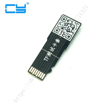 1pcs Micro SD TF Pamäťovú Kartu Auta Samec Samica Predlžovací Adaptér Extender Testovacích Nástrojov PCBA čierna  5