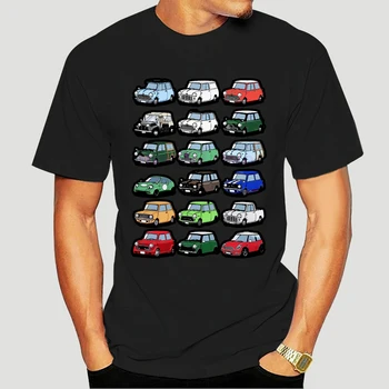 2019 austin mini vytlačené tričko Mužov Letné Štýl austin mini Cooper Austin Klasické Auto T Shirt Short Sleeve Tee 7054X  10