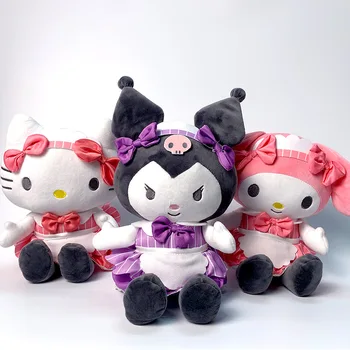 22 CM Sanrio Plushie Bábiku Hello Kitty Kuromi Plyšové Hračky  5