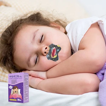 30Pcs/Box Anti-Chrápanie Nálepky Deti, Dospelých Nočný Spánok Pery Nos Dýchanie Zlepšenie Patch Úst Oprava Ortéza Pásky  5