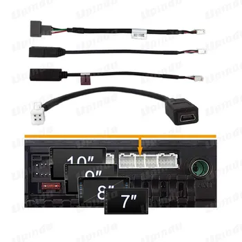 4pin Konektor USB Kábla pre Auto Android CD, DVD, Rádio  10