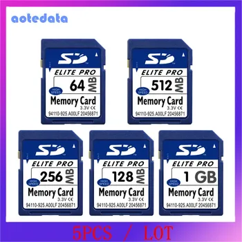 5 ks/veľa 128MB 256MB 512MB 1GB 2GB SD Karta SD Pamäťová Karta Secure Digital Pamäťovej Karty Flash  5