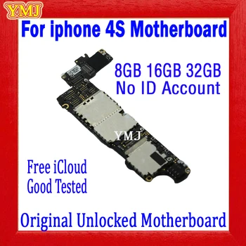 8GB /16GB /32GB pre iphone 4S Doska s OS Systém,Pôvodný odomknutý pre iphone 4S Doske s Plnou Čipy,Doprava Zdarma  10