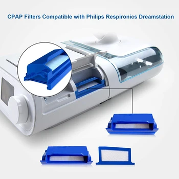 9Pcs CPAP-Filtre pre Philips-Respironics Dreamstation 3 Opakovane Filtre A 6 Jednorazové Ultra-Jemné Filtre Dodávky Príslušenstvo  5