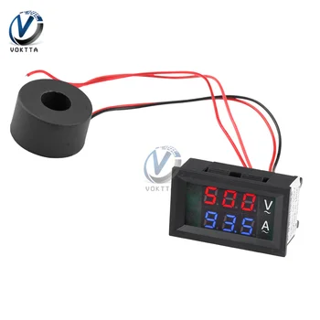 AC50 600V 220V Digitálny Voltmeter Ammeter Duálne Zobrazovanie Napätie Prúd Meter Detektor Meter Amperimetro LED Elektrického Nástroja  10