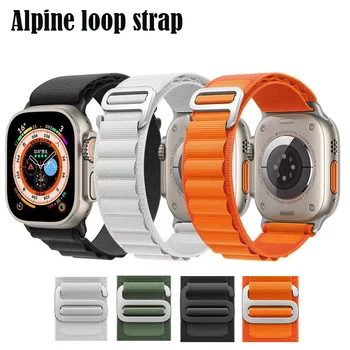 Alpine slučky pásmo pre Apple hodinky remienok 49 mm 44 mm 40 mm 45 mm 41mm 42mm 38 mm 40 44 45 mm náramok iWatch Ultra series 7 6 5 3 se 8  10