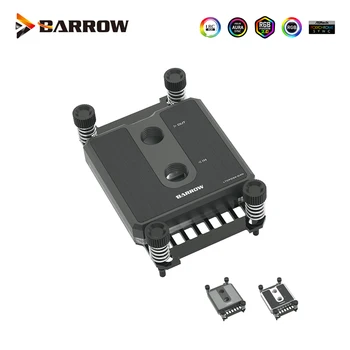 Barrow CPU Vodný Blok Pre Ryzen AMD AM3,AM3+, AM4 Platformu 5V 3PIN Svetlo Hlavičky Procesor Meď Chladič,LTCP03A-04N  10