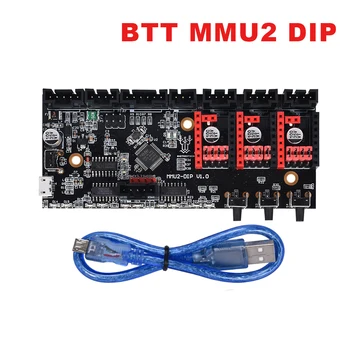BIGTREETECH BTT MMU2 DIP Module Support TMC2208 UART TMC2209 Ovládač Multi Materiál Upgrade 2 DIP Pre MMU2S 3D Tlačiarne Diely  4