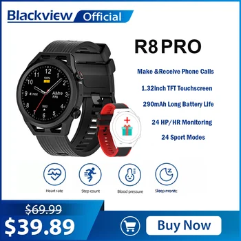 Blackview R8 PRO Smart Hodinky pre Ženy, Mužov, Bluetooth Volanie Smartwatch Full Touch Dial Fitness Tracker IP68 Vodotesné Hodinky  10