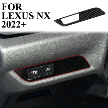 Carbon Fiber Auto Spínač Svetlometov Kryt Výbava Nálepka pre Lexus NX 2022  10