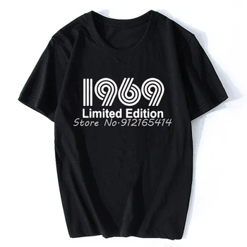 Cool 1969 Limited Edition Súčasnosti Tričko Zábavné 52th Narodeniny Darček Pre Manžela Muža, Krátky Rukáv Kolo Krku Bavlna Bežné T-Shirt  10