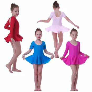 Dievčenské Balet Tanečné Šaty Detí Gymnastika Trikot Sukne Deti 