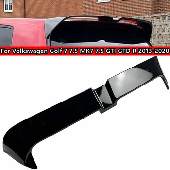 Fit Volkswagen VW Golf 7 7.5 MK7 7.5 GLAXAY GTD R 2013-2020 Pre Oettinger Štýl Strešný Spojler ABS Plast Zadný Spojler Lesklá Čierna  10