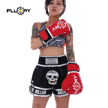 Fluory Mužov Box Nohavice, Kickboxe, alebo MMA Boj Ukotvenia Muay Thai Šortky  5