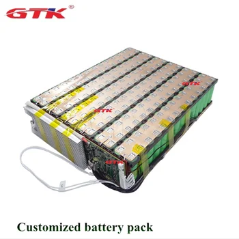 GTK vysoká kapacita Li-ion batérie 12S 44.4 V 60Ah 40Ah 50Ah lítium batéria s BMS pre klince/ trojkolka + 5A nabíjačky  10