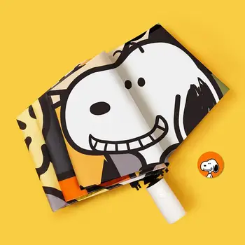 Kawaii Snoopys Dáždnik Komiksu, Anime, Protislnečnú ochranu proti slnečnému žiareniu Uv Ochrany Zložiť Obe Slnečný a Daždivé Roztomilý Študentov, Hračky pre Dievčatá Darček  5