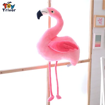 Kawaii Vtákov Flamingo Plyšové Hračky, Plyšové Zvieratká Bábiku Baby Deti Deti Chlapci Dievčatá Dospelých Narodeninám Roztomilý Domov Izba Dekor  5