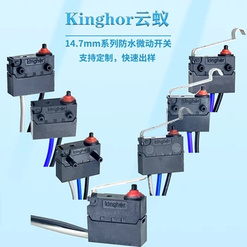 Kinghor Micro Switch 14.7 mm S Olovo,Pákový efekt,Polohy Stĺpec,Č NC Vodotesný IP67, Nabíja Zbraň, Auta Strednej Ovládanie Zámku  5