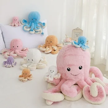 Kreatívne Roztomilý Octopus Plyšové Hračky Octopus Veľryba Bábiky, Plyšové Hračky, Plyšový Malý Prívesok Mora Zvierat, Hračky Pre Deti, Detské Darčeky  5