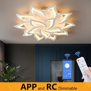 LED stropný luster spálňa stropné svietidlo obývacia izba svetlo smart APP diaľkové ovládanie osvetlenia osvetlenie miestnosti továreň na priamy predaj  10