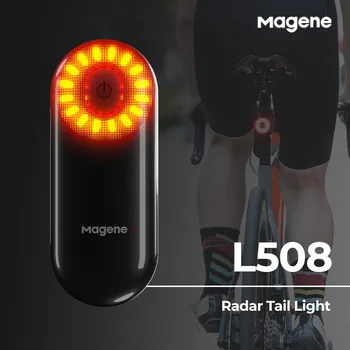 Magene L508 Radar zadné Svetlo Nového kola Brzdy Snímanie Lampa Sedlo, Sedlovka Klince Vodotesný LED Nabíjania zadné svetlo na Bicykli  10