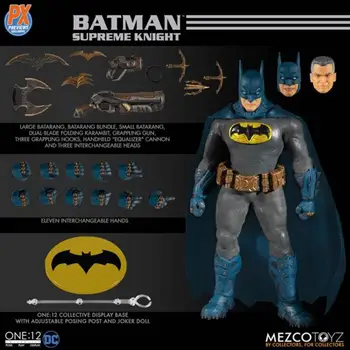 Na Sklade Originálne Mezco JEDEN:12 Batman Najvyšší Jazdec Anime Akcia Zberu Údaje Model Hračky, Darčeky pre Deti  10