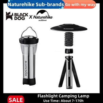 Naturehike x Blackdog Nové Vonkajšie Baterka Camping Svetlo Vonkajšie Prenosné Camping Svetlá, 3 Režimy Nabíjania cez USB Lampa Nepremokavé  5