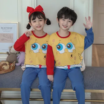 Nové Kawaii Mickey Mouse, Macko Pooh Donald Duck Doraemon Pyžamo Domov Šaty, Oblek Vianočný Darček Pre Deti  4