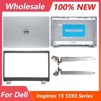 Nové Pre Dell Inspiron 15 5000 5593 LCD Zadný Kryt Predného Panelu Závesy Obrazovky Prenosného počítača Zadný Rám Rám Topcase 032TJM 0YCYPN Striebro  5