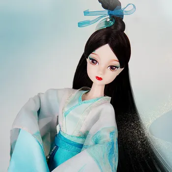 Nový príchod Čínština princezná bábika #9131 tradional oblečenie  10