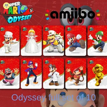 NS Mario Odyssey Amiibo Karta Super Mario Party Crossover Karty Odyssey Karty NFC  5