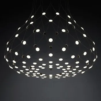 Postmoderných LED Prívesok Svetlo Villa Obývacia Izba, Schody Pozastavenie Oblečenie Hotel Kreatívny Dizajn Black Šach Svietidlá  10