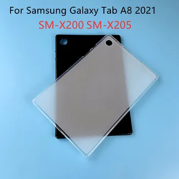 Tablet Kryt pre Samsung Galaxy Tab A8 2021 Prípade SM-X200/X205 10.5 TPU Transparentný Ochranný Silikónový Kryt Pre SM-X200/X205  3