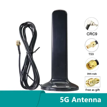 TS9 CRC9 5G 4G LTE 3G GSM Aerial High gain 15dbi 600~6000Mhz Omni Externý WiFi Nepremokavé Anténa Pre Komunikáciu S SMA  10