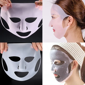 Ucho-hák Silikónové Masku na Tvár Kryt Hydratačná Starostlivosť o Pokožku, Zabraňuje Vyparovaniu Podstate Maska Pevný Silikónový Opakovane Tváre Nástroje  5