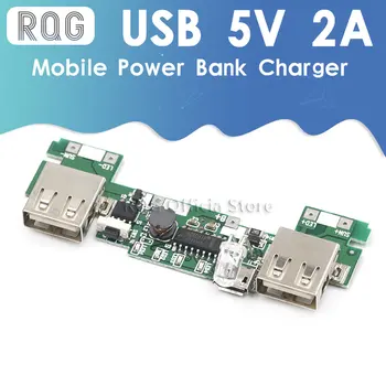 USB 5V 2A Mobile Power Bank Nabíjačku Modul Lítium Li-ion 18650 Batéria Rada LED Indikátor Novú Verziu  10
