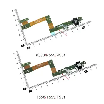 USB Nabíjací Dock Konektor Poplatok Port Zásuvka Jack Plug Flex Kábel Pre Samsung Galaxy Tab 9,7