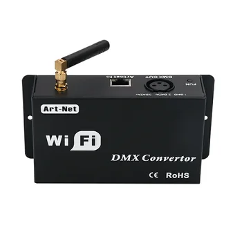 WF310 RGB Led Controller; Nový WiFi DMX Regulátor Riadený Android alebo IOS Systém Wifi Multi Point Radič  4