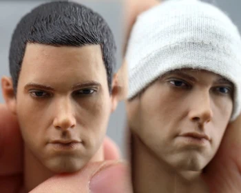 Zber 1/6 Vojak Headplay HP Rapper Eminem Hlavu Sochy Model pre 12