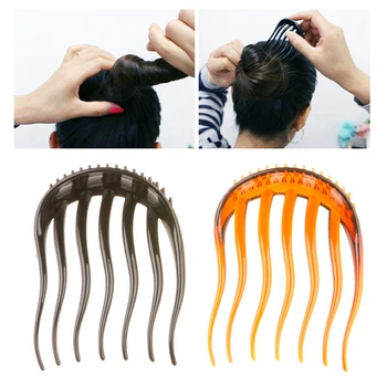 Ženy Vlasový Styling Klip Plastové Vlasy Stick Buchta Maker Vrkoč Nástroj Copu Držiteľ Dievčatá Sponky Do Vlasov Vlasové Doplnky Vlasy, Hrebene  5