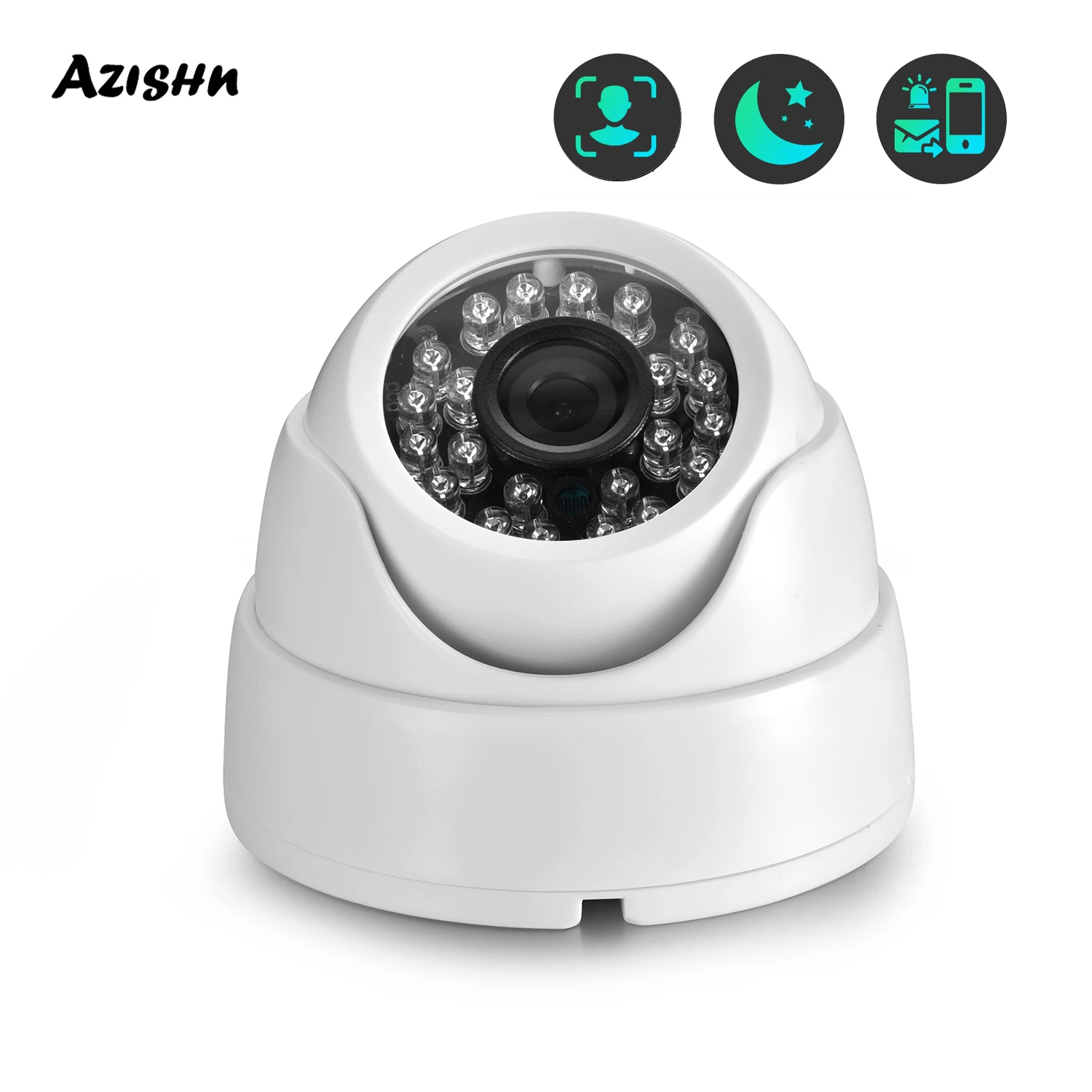 AZISHN 8MP 4K Ultra HD IP Kamera, Detekcia Tváre H. 265 Nahrávanie Zvuku Domov CCTV Široký Uhol 2.8 mm Bezpečnostné Protectio Fotoaparát XMEye