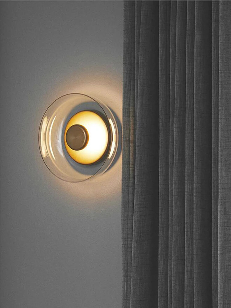 Moderné LED Nástenné Svietidlo Sklenenej Misy Visí lampa Sconces Nordic Obývacia Spálňa Posteli Kuchyňa Výzdobu Svietidlá