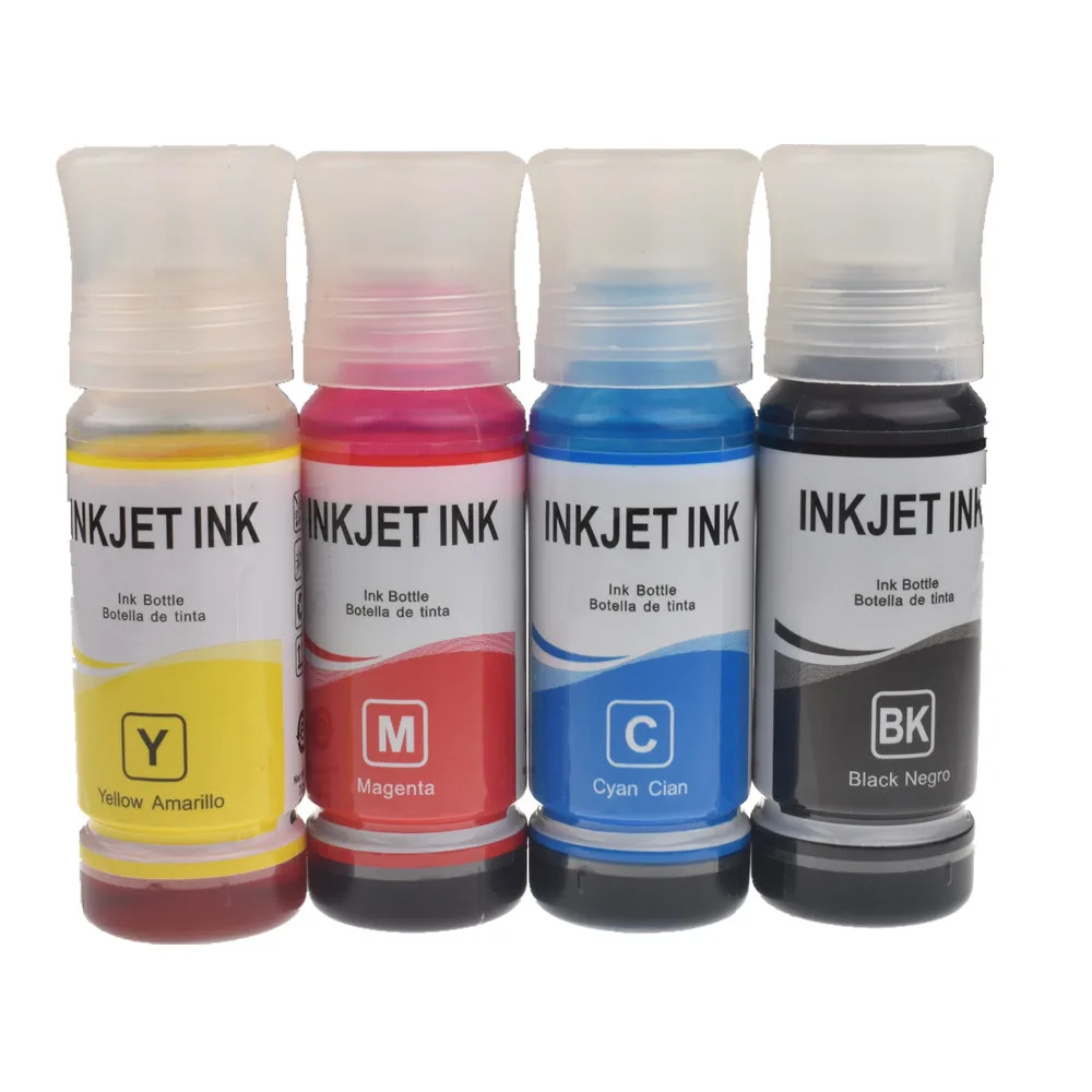 Náplň ink kit kompatibilný pre EPSON 103 farbivo atrament pre EPSON L1110 L1210 L1250 L3100 L3101 L3110 L3111 L3150 L3151 L3156 L3160