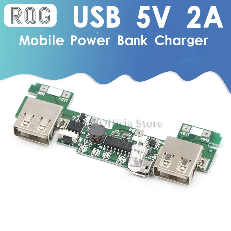 USB 5V 2A Mobile Power Bank Nabíjačku Modul Lítium Li-ion 18650 Batéria Rada LED Indikátor Novú Verziu